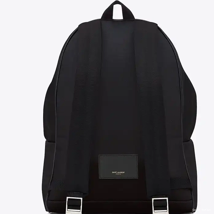 Cheap In Saint Laurent Black Backpack City 0221